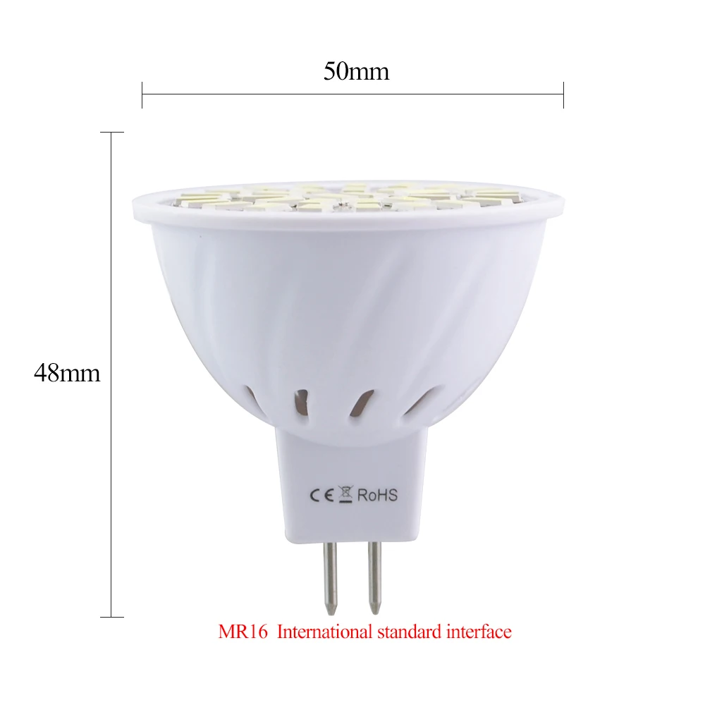 AmmToo 4W 6W 8W Led Spotlight 110V 220V Lampada Led Lamp MR16 Energy Saving Spotlight Led Bulb For Indoor Home Lightings Decor