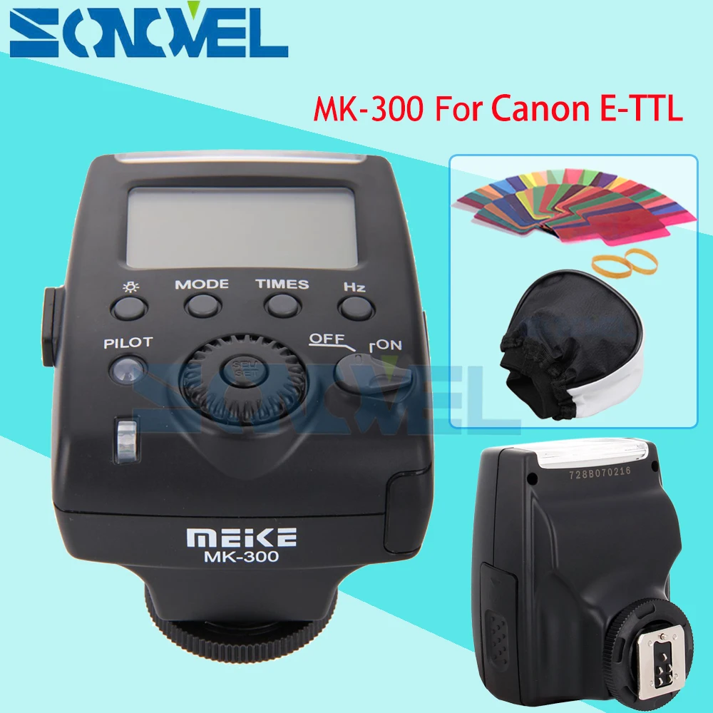 Meike MK 300 MK300 LCD i TTL Flash Speedlite GN30 for Canon EOS M M2 M3