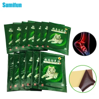 

104Pcs Vietnam White Tiger Balm Medical Plaster Rheumatoid Arthritis Joint Pain Relief Neck Back Body Muscle Patches Sticker