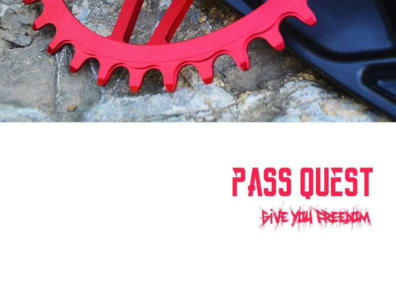Pass Quest GXP велосипедный набор Кривошип овальная тарелка Кривошип горного велосипеда набор MTB Запчасти 34T передняя Звездочка для Sram XX1 X1 8-12 Скорость смещение 6 мм