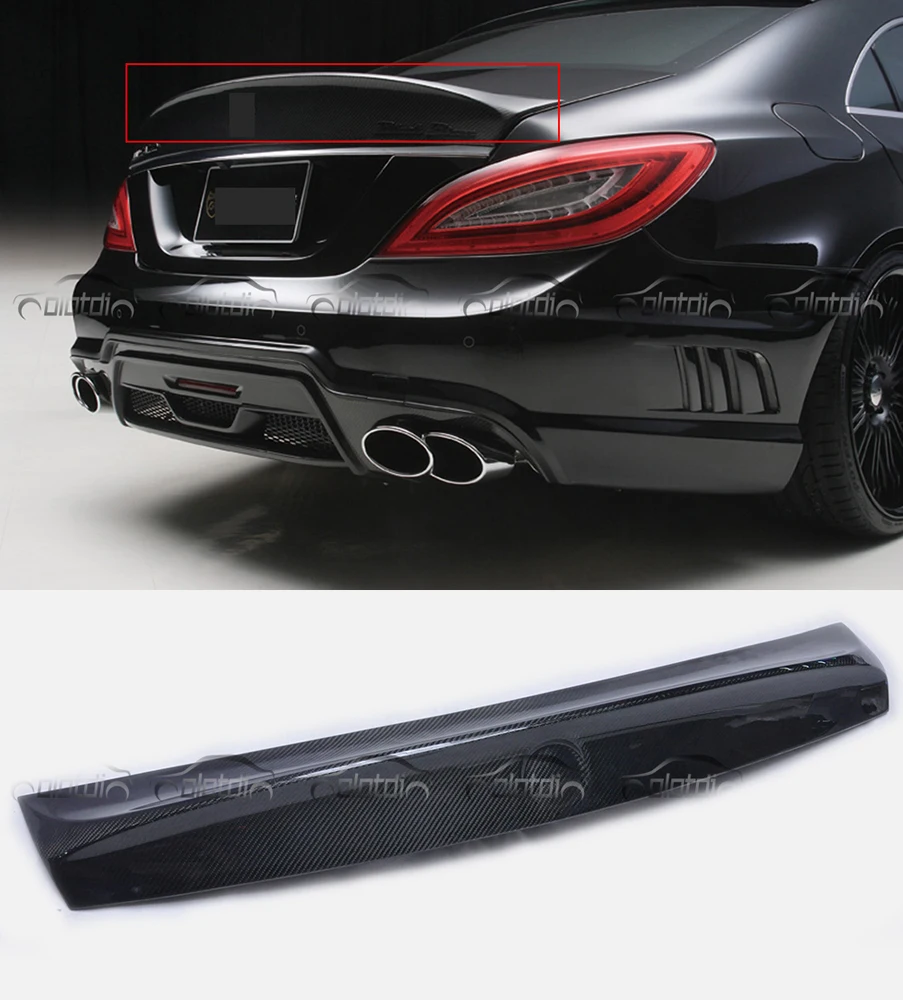 Спойлер крыльев для Mercedes Benz W218 автомобильный Стайлинг настоящий Углеродный
