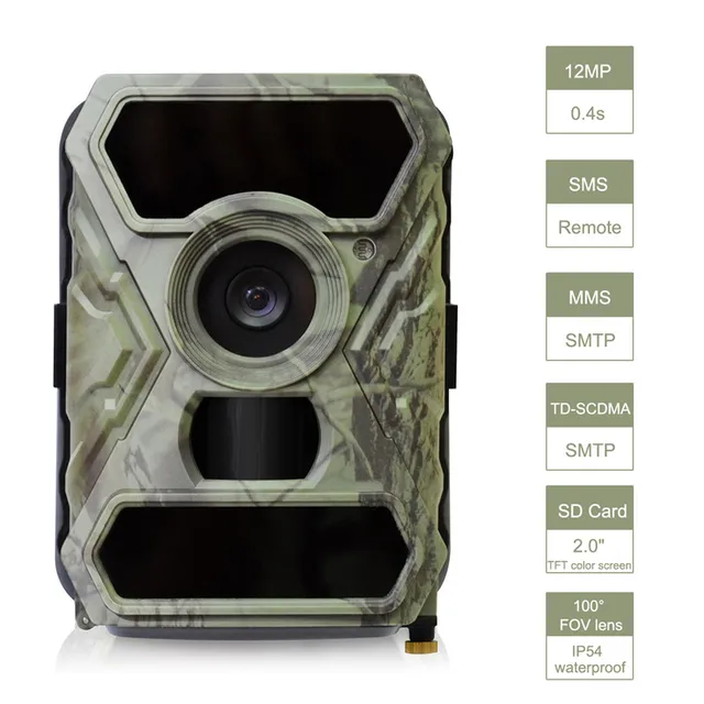 Best price at $150 Cheap High quality SMS/MMS/Email 3G Trail Camera chasse photo Traps Security wild camera DVR HD 720P Digital Scouting Hunting Camera