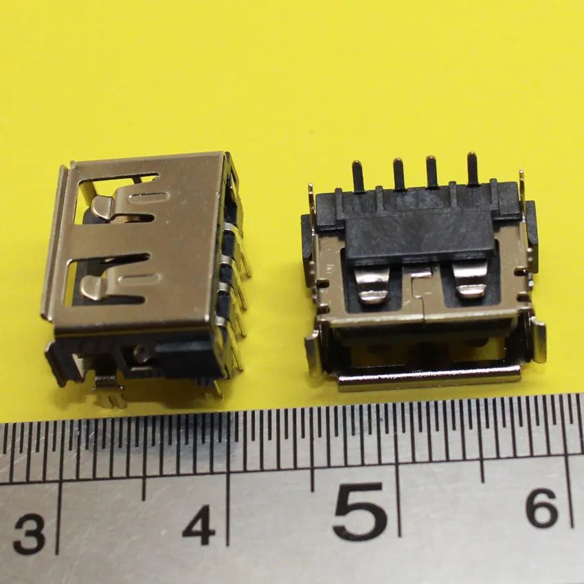 cltgxdd 2pcs Laptop 2.0 USB Jack Connector Port USB Socket For Toshiba M805D C660 C660D Acer HP Lenovo Thinkpad L450 L450D 10