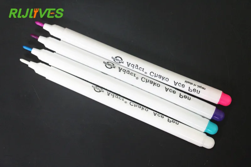 RLJLIVES 4 шт. водостираемые ручки для вышивки крестиком с наконечниками чернила Маркер Маркеры DIY рукоделие инструменты для дома