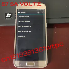 dhl+ s7 G930F и G930FD TEMS карман, поддержка 2CA и 3CA, идеальный волт, polqa и qesq MOS. И т. д. тест