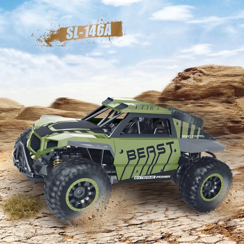 1:14 two-wheel drive  Remote Control Cars Toy 2.4GHz 20 - 25km/H Independent Suspension Spring Off Road Vehicle RC Crawler Car 