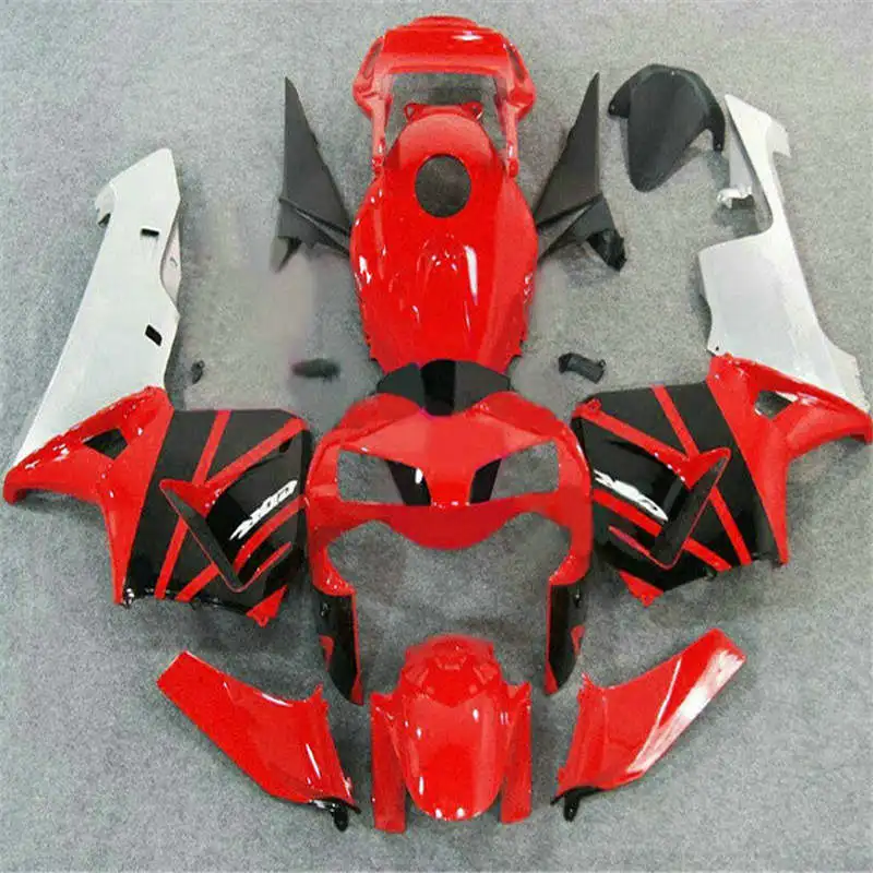 Одежда высшего качества комплект обтекателей для CBR600RR 03 04 F5 CBR 600RR 03-04 CBR600 RR 2003 2004 красный черно белые обтекатели