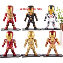 6/7/8 pcs/set Action Figure Avengers Marvel Legends Iron Man Thanos Hulkbuster Tree Man PVC Action Figure Toy Collection Model 6/7/8 pcs/set Action Figure Avengers Marvel Legends Iron Man Thanos Hulkbuster Tree Man PVC Action Figure Toy Collection Model