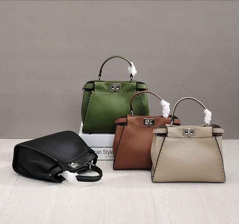 

free shipping Female bag lady handbags handbags 2019 new tide kitten one shoulder bag leather litchi grain soft joker aslant