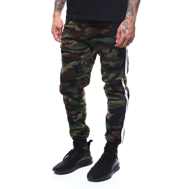 men's camo jogger sweatpants
