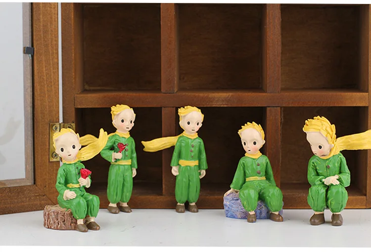 Маленький принц фигурки украшения игрушки 2018 Новый Роза лучшие детские