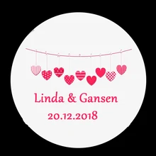 100 шт. персонализированные свадебные наклейки пользовательские наклейки в виде конфет обручальное Юбилейная Вечеринка выступление запасы этикеток Boda