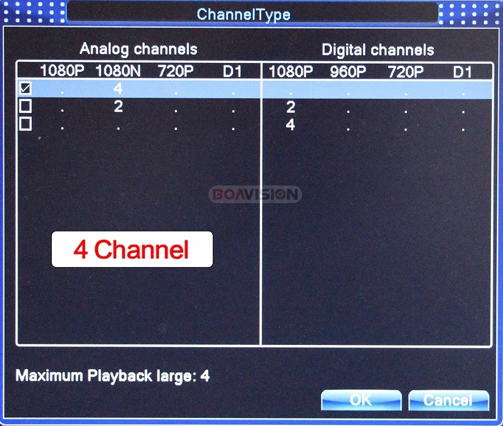 08 4Ch 1080N AHD DVR
