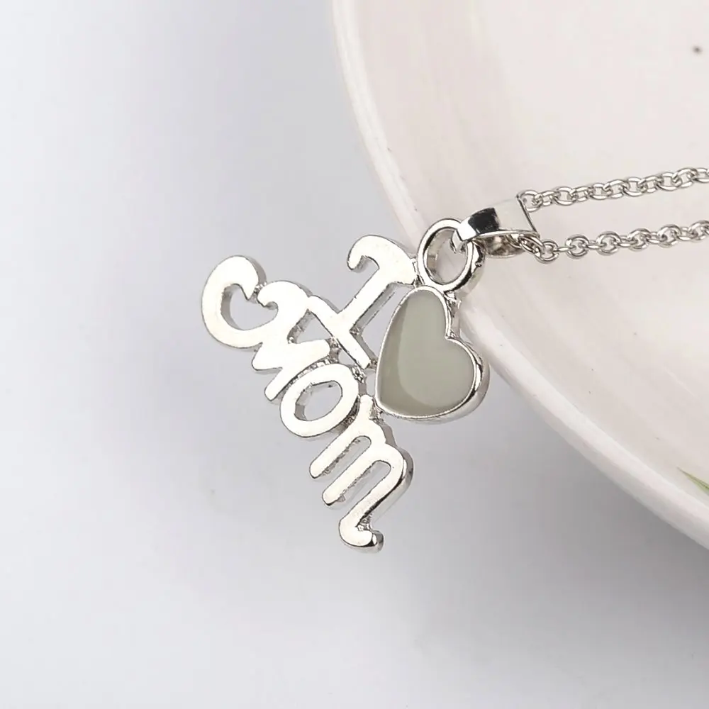 Модные Светящиеся ювелирные изделия Best Friend Mom подвески новые аксессуары Love