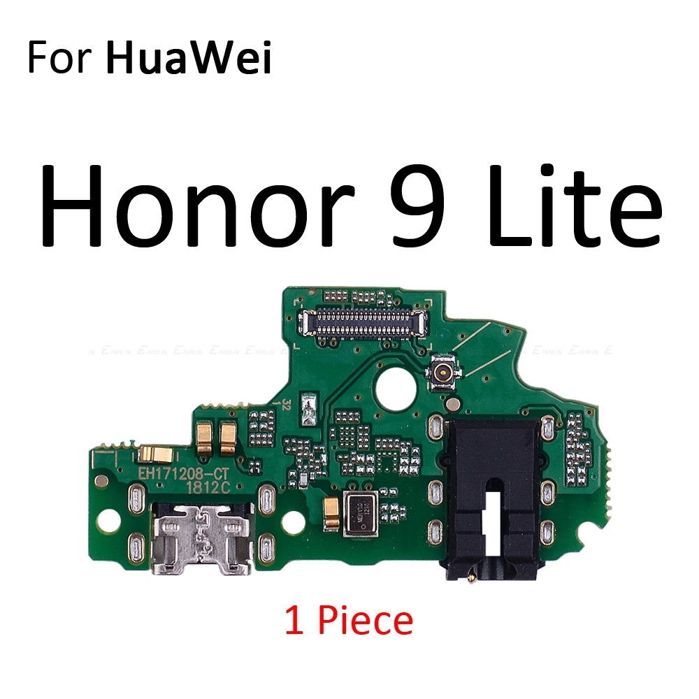 Разъем питания для зарядки, док-плата с микрофоном и гибким кабелем для HuaWei Honor View 20 Note 10 9 9i 9 8C 8X Max Pro Lite