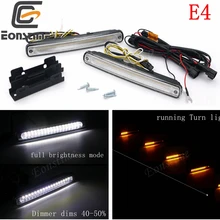 Eonstime 12V автомобильные фары дневного света 36LED Streamer сигнальные поворотные лампы мощностью 14W E4 водонепроницаемый спортивный ходовой свет