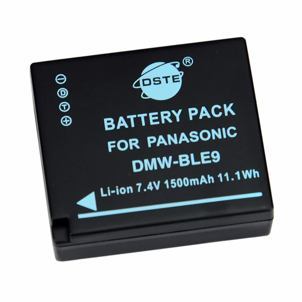 DSTE DMW BLE9 BLE9 Rechargeable Battery for Panasonic DMC GF3 DMC GF5 Camera