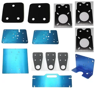 

Reprap Buildlog ORD bot Gentry Carriage Bracket Motor Bracket Idler Pulley Plate Carriage Plate Extruder Carriage Handle