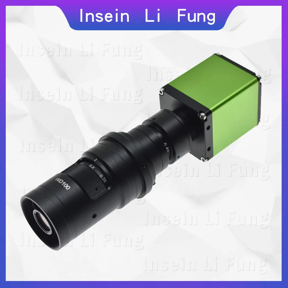 1080P 1 2 inch Digital Electronic Video Microscope Camera HDMI 200X Zoom C Mount Lens Phone