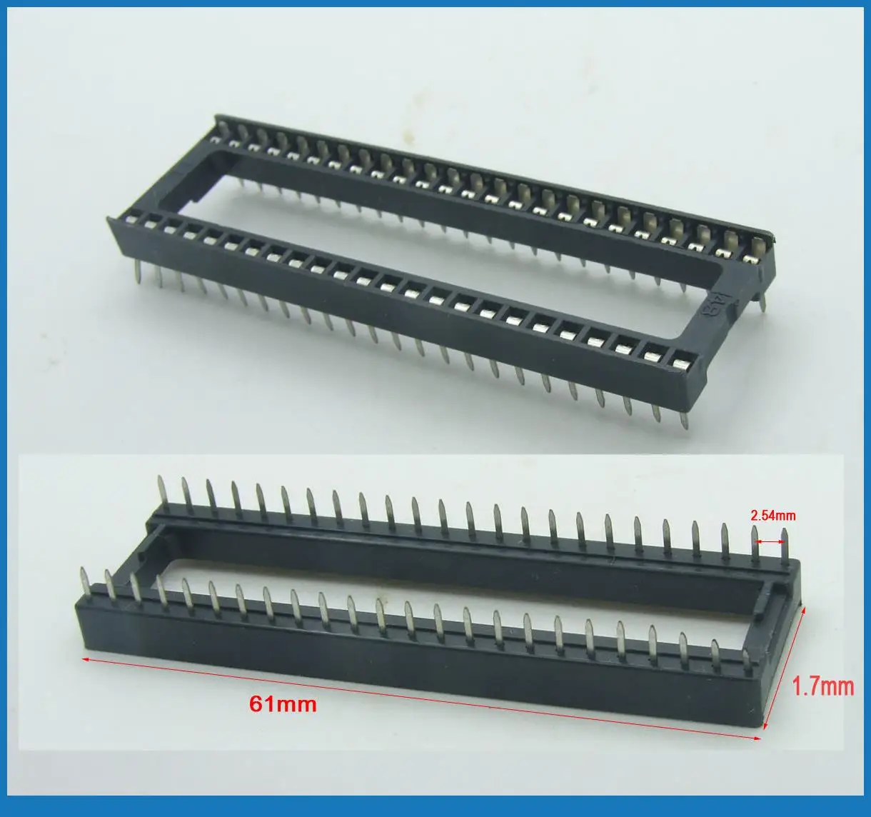 10 шт. 48 контактов 2 54 мм (.100 дюйма)|adapter dip|adapter 1/2adapter socket |