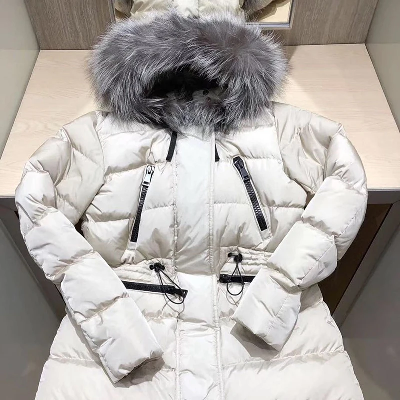 

kid down jackets hooded duck down clothes with real fox fur for boys autumn winter warm overcoat outwear clothes in end of Dec