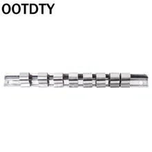 Держатель для розетки 1/" 3/8" 1/" с 8 зажимами на рельсе, органайзер для хранения инструментов