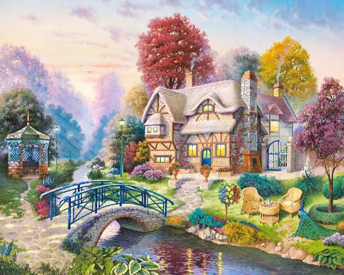 CANX40018911风景小屋25X20