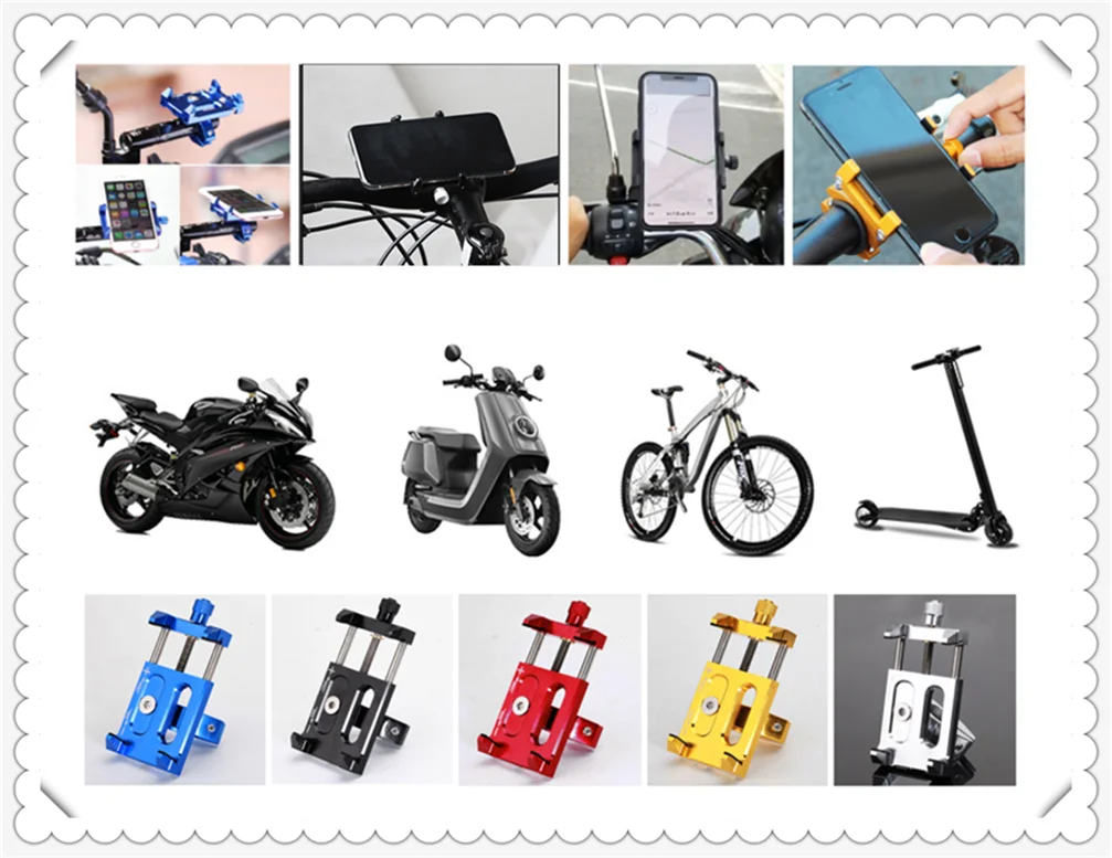Universal motorcycle bicycle mobile phone bracket aluminum fixed navigation for Ducati ST4S Scrambler Desert Sled 950 1200 GT | Автомобили