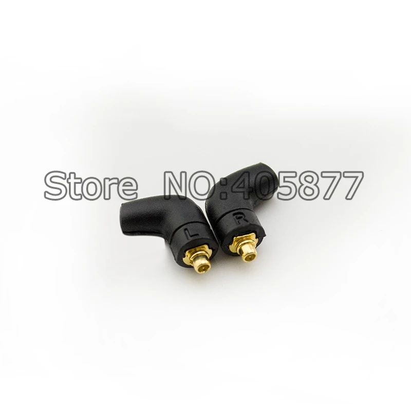 

Pair L Shape Pin plug Jack for SE215 / SE315 / SE425 / SE535 / UE900 headphone DIY Connector for Audio Cables