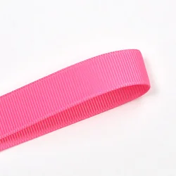Elegant Grosgrain Ribbon Collection - Black, White, Silver, Red - Perfect for DIY Decorations and Wedding Parties, 100 Yards (Hot pink 156)