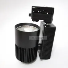 4 провода 3 фазы черный Трековый COB светильник 20 Вт Bridgelux теплый белый netural whit холодный белый 85-265 в дисплей точечный свет 20 шт./партия