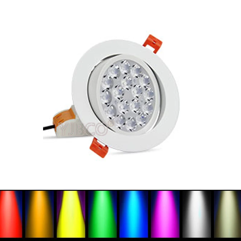 FUT062 9 Вт умный круглый RGB + CCT светодиодный потолочный прожектор с регулируемой