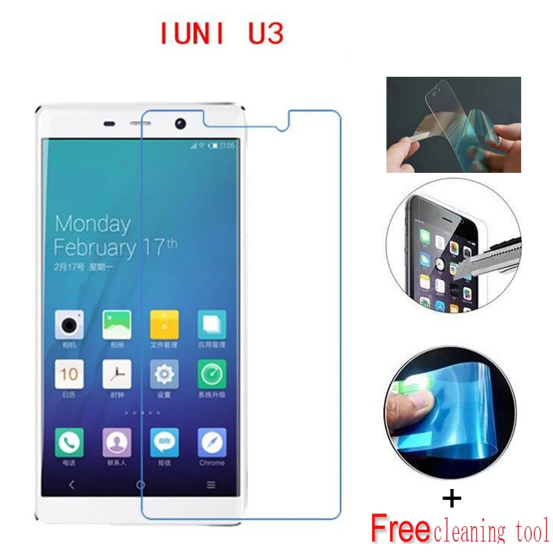 

2PCS Ultra-thin Nano-proof membrane not glass Screen Protector film for IUNI N1 U2 U3 U830 smartphone