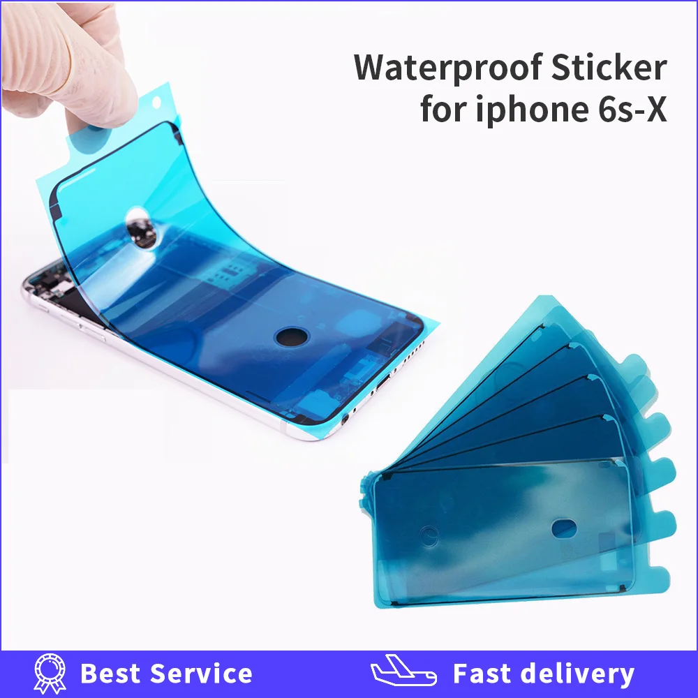 Водонепроницаемый стикер на клейкой основе для iPhone 6 S 7 8 Plus X lcd корпус
