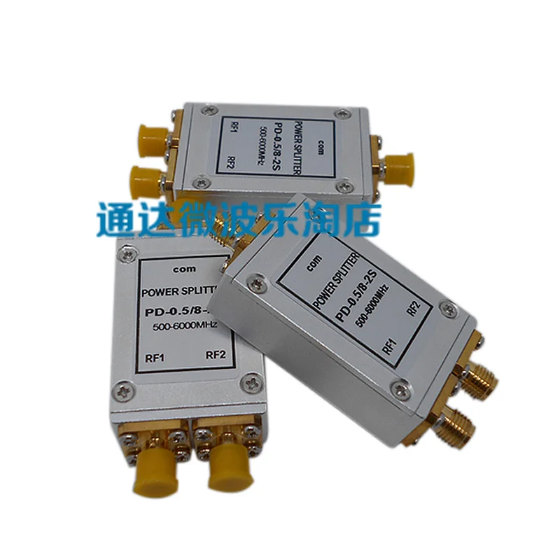 

500M-6G RF Power Divider, WIFI, SMA, One Point to Two High Frequency Two Power Divider, Distributor Splitte