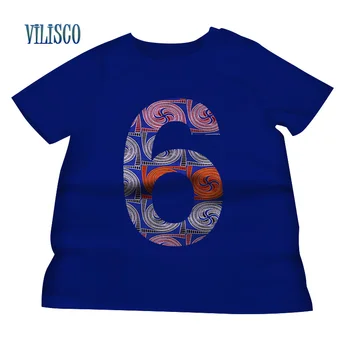 

2019 Fashion Customized T-shirts for Men Boys Clothes Plus Size Mens African Print Shirt Clothing Tops Figure 1 2 3 Shirt WYN376