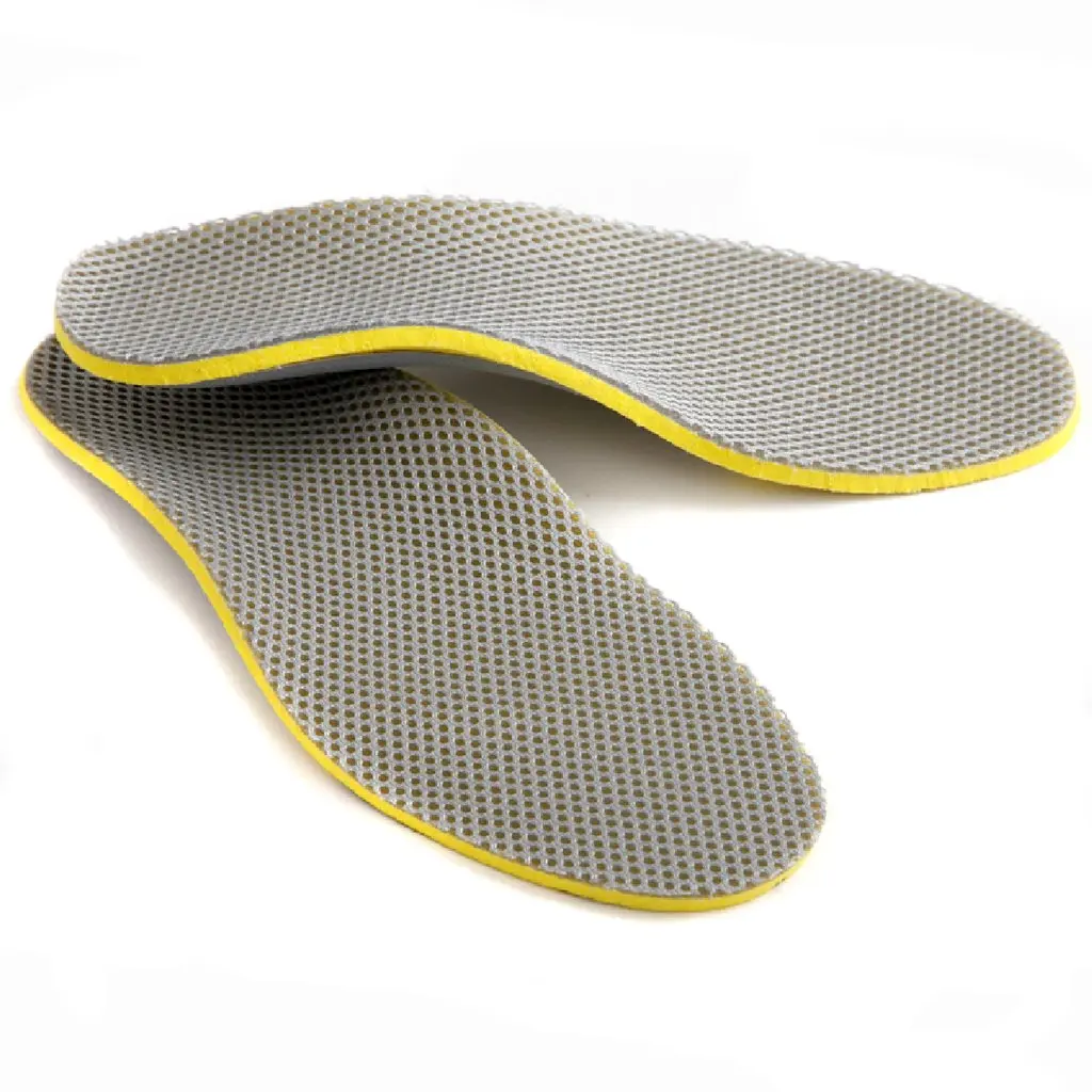 

1 pair soles arch support silver mesh for men - EU 40-46