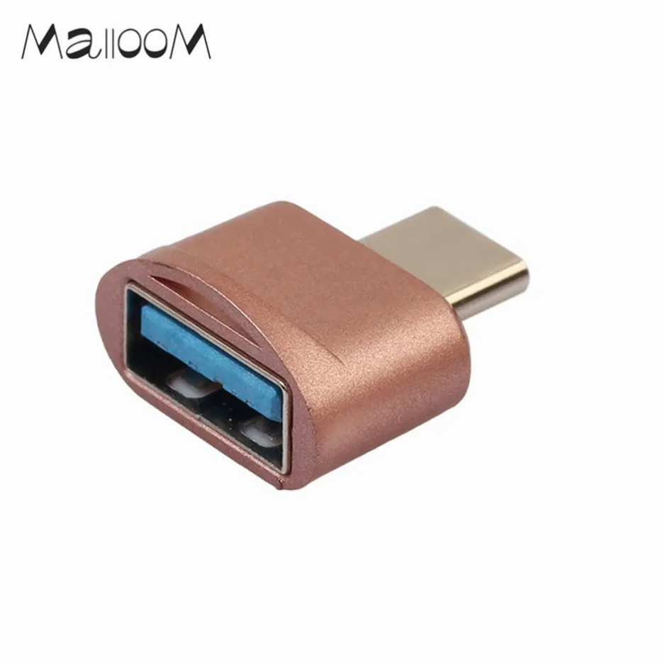 Malloom USB-C type-C штекер USB Женский мини-адаптер OTG 2,0 конвертер для samsung Galaxy Note 8 Прямая поставка
