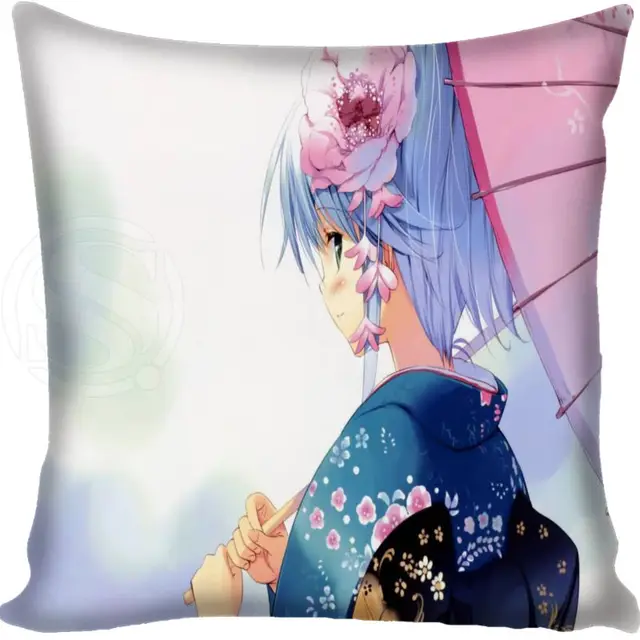 Popular Hot Sale anime beautiful girl japanese Style throw Pillowcase