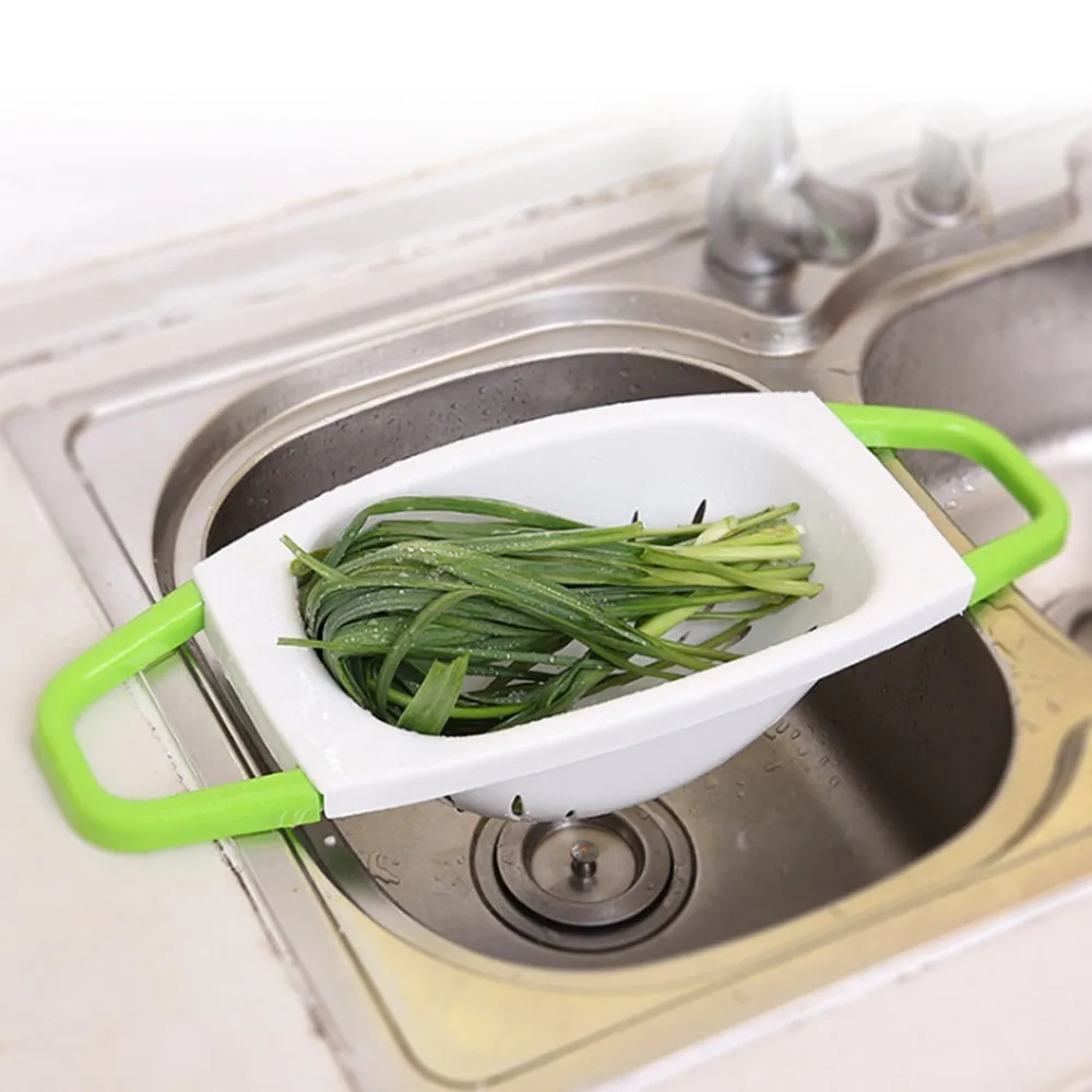 

Multifunctional Collapsible Kitchen Colander Fruit Vegetable Strainer Drainer Washing Basket Plastic Drain Vegatable Basket Rack