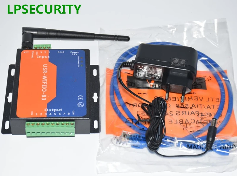 LPSECURITY Wifi Relay Board module 8 Outputs 8 Inputs I/O LAN RJ45 remote control switch