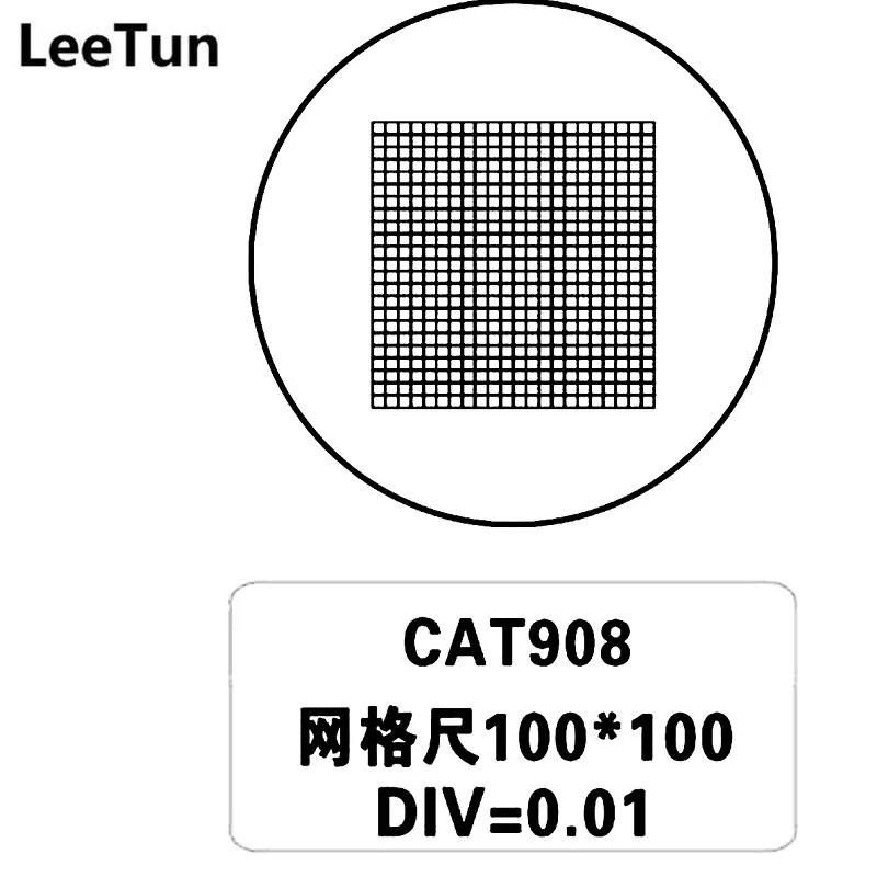 DIV 0.01 mm Eyepiece Grid Net Micrometer for Microscope Ocular