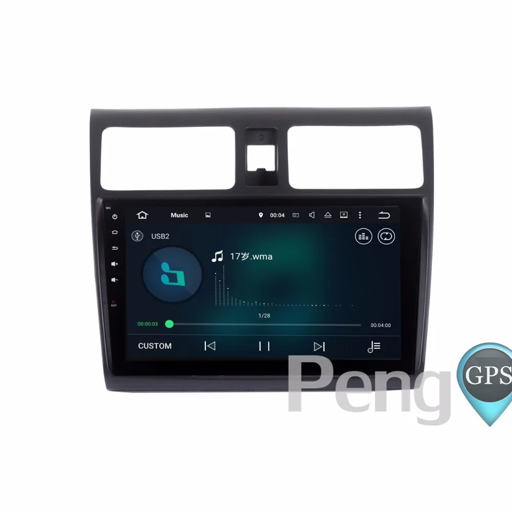 Sale Octa Core 2 Din Stereo Android 8.0 Car Radio for SUZUKI SWIFT 2004-2010 GPS Navigation CD DVD Player FM 1