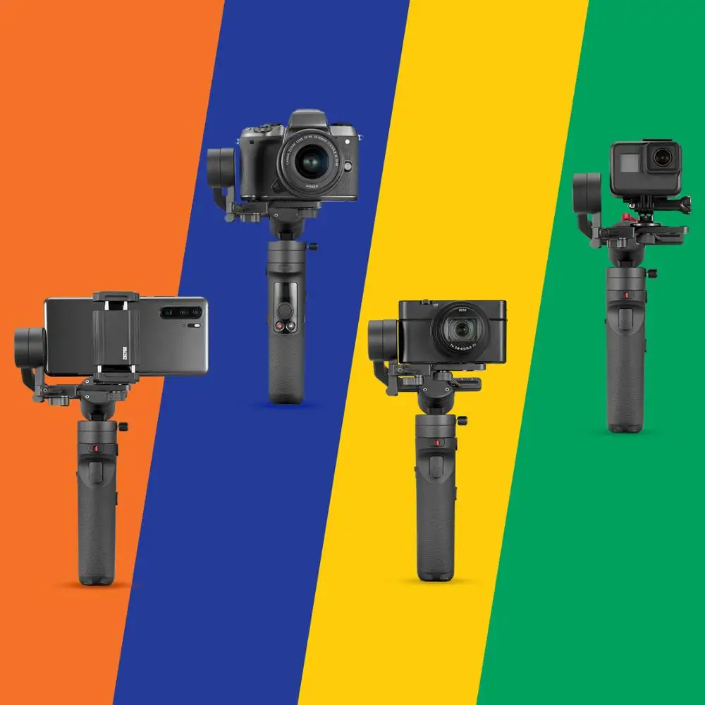  ZHIYUN Official Crane M2 3-Axis Gimbals for Action Mirrorless Compact Cameras Smartphones Samsung S