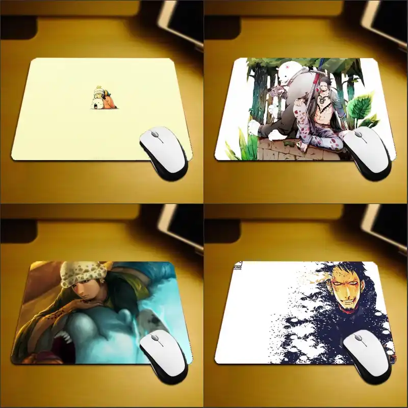 Mairuigeかわいいラブリー柄ワンピース漫画マウスパッドトラファルガー ローベポおかしい写真プリントpcのマウスパッド マウスパッド Aliexpress