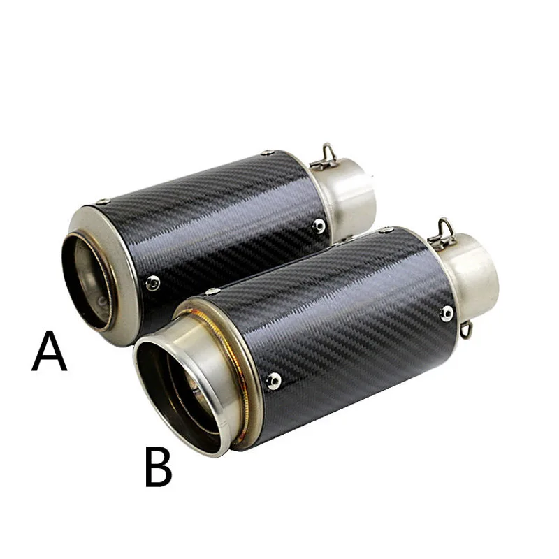 

High-quality 36-51mm Modified motorcycle exhaust pipe muffler carbon fiber exhaust pipe For YZF600 R6 ER6N R1 cbr 300 r6 r3