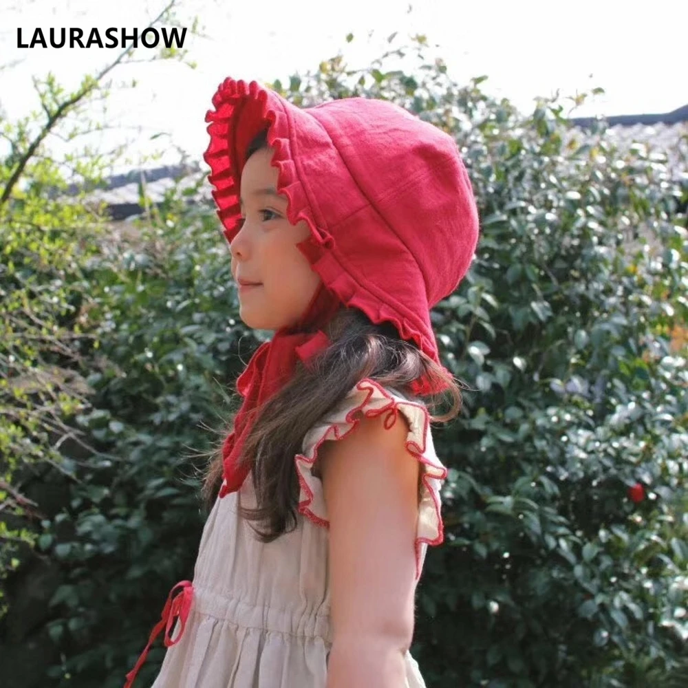 LAURASHOW 2019 Новинка весны Хлопок Дети Skullies шляпа для обувь девочек детские шляпы от солнца пляжная шапка шапочки