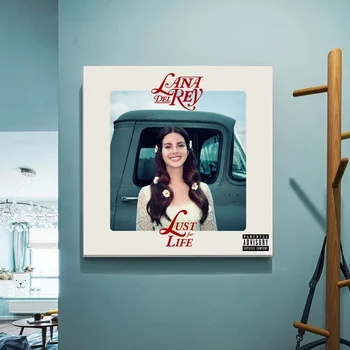 

Lana Del Rey Lust for Life Poster 2017 Album Music Cover Hip Hop Art Canvas Wall Pictures for Living Room No Frame