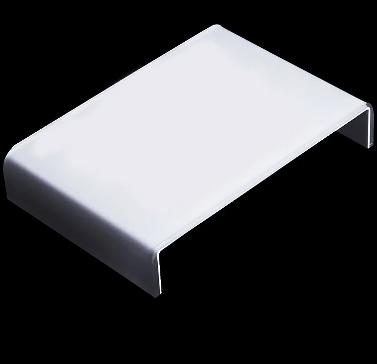 

White Acrylic Jewelry Ring Display Holder Stand U Shape Earring Retail Display