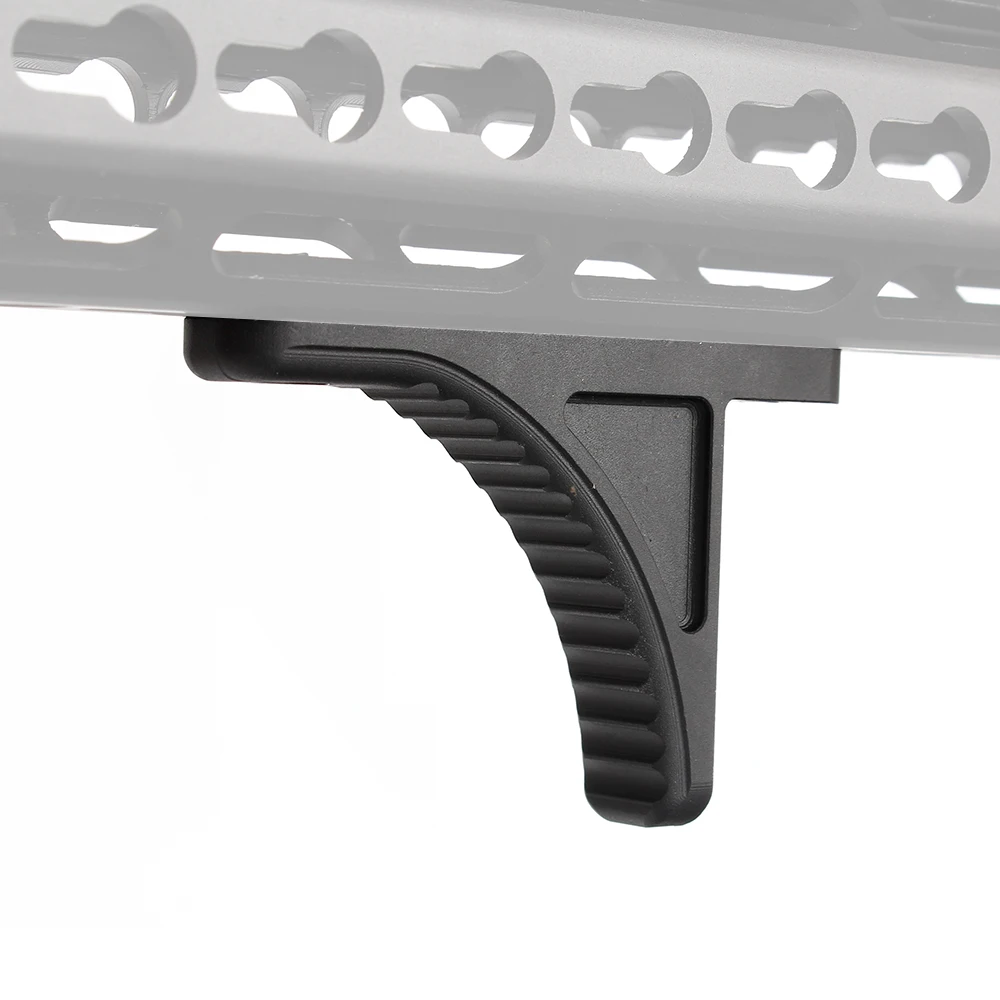 ohhunt Tactical Keymod Rail Handguard Hand Stop Barricade Rest Standard Interface Aluminum Hunting Handstop Black Tan (2)
